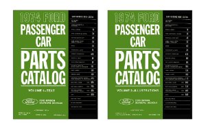 1974 Ford BRONCO Parts Book