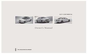 2017 Lincoln Continental Owner's Manual