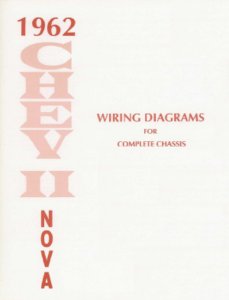1962 Chevrolet Chevy II, Nova Wiring Diagrams Manual