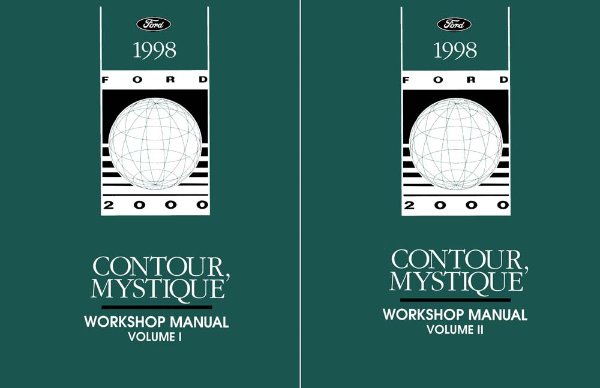 1998 Ford Contour, Mystique Factory Shop Service Manual