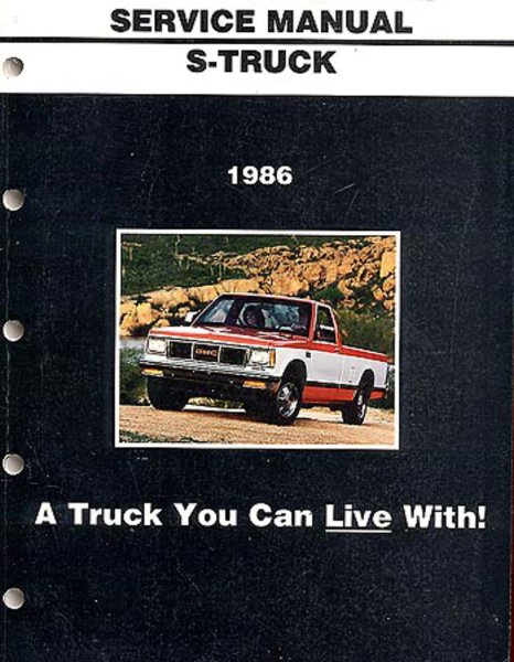 1986 GMC S-15 Truck Jimmy Shop Service Repair Manual