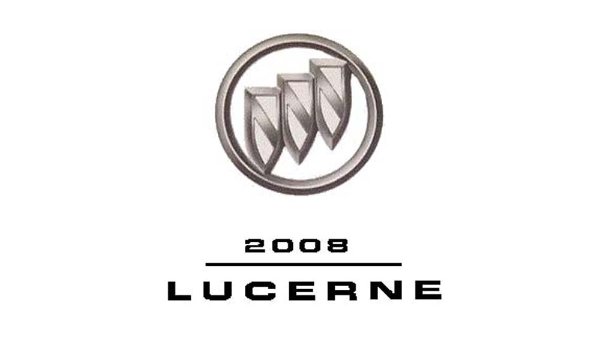 2008 Buick Lucerne Owner's Manual