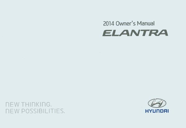 2014 Hyundai Elantra Owner's Manual