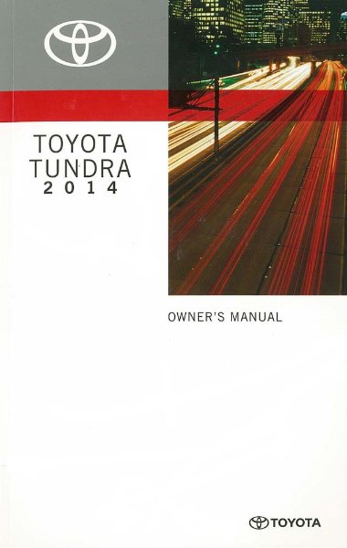 2014 Toyota Tundra Owner's Manual