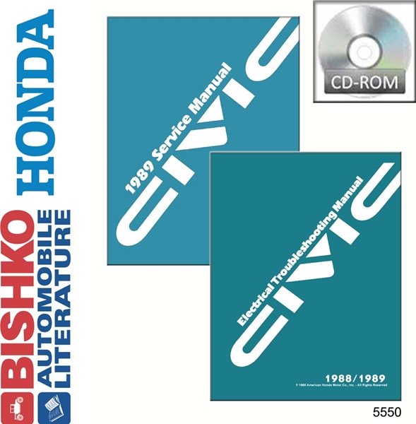 1989 Honda Civic Factory Shop Service Manual