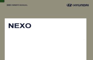 2020 Hyundai Nexo Owner's Manual