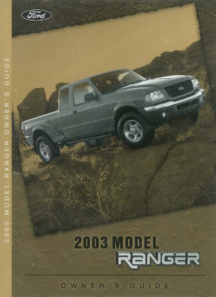2003 Ford Ranger Owner's Manual