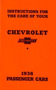 1936 Chevrolet All Models Owner's Manual
