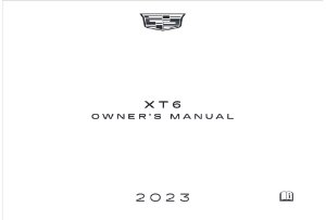 2023 Cadillac XT6 Owner's Manual