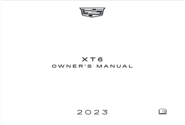 2023 Cadillac XT6 Owner's Manual