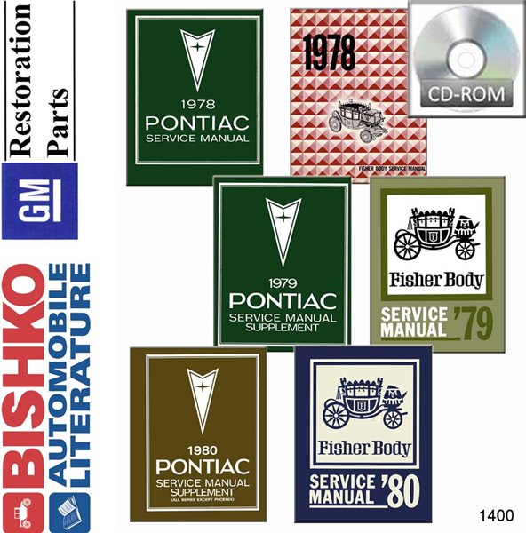 1978–1980 Pontiac ALL MODELS FISHER BODY Factory Shop Service Manual