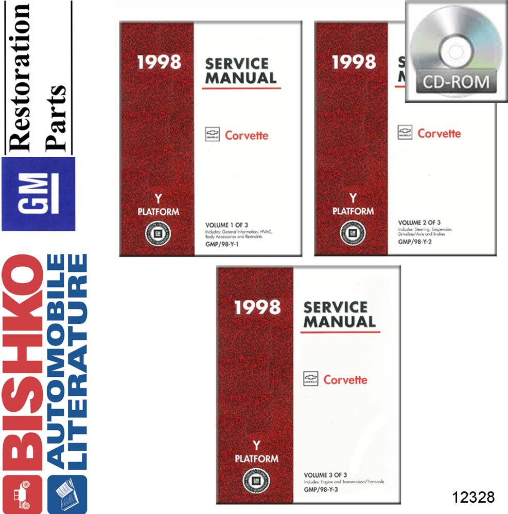 1998 Chevrolet Corvette Factory Shop Service Manual