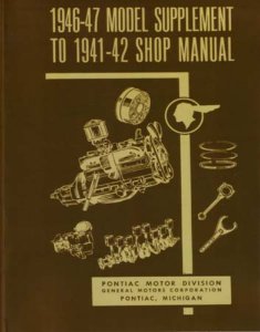 1946–1947 Pontiac ALL MODELS - SUPP, -42 Factory Shop Service Manual