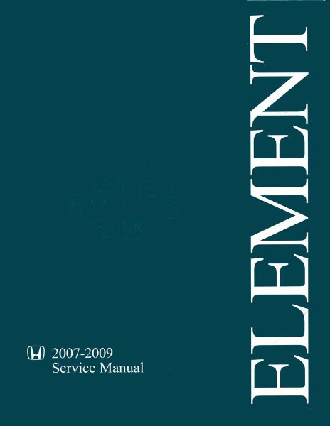 2007–2009 Honda Element Factory Shop Service Manual