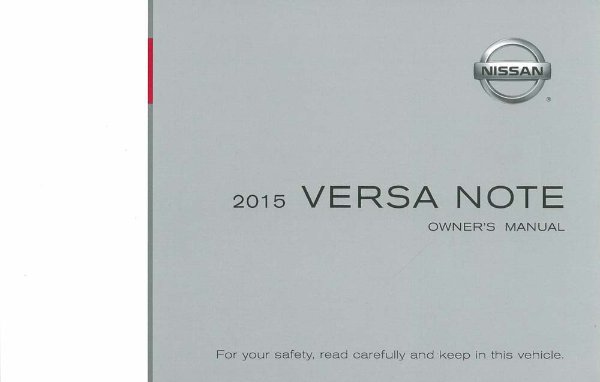 2015 Nissan Versa Note Owner's Manual
