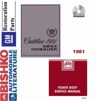 1981 CADILLAC Full Line Body, Chassis & Electrical Service Manual sample image