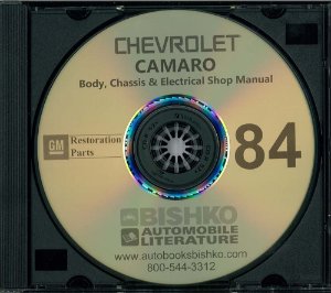 1984 Chevrolet Camaro Factory Shop Service Manual