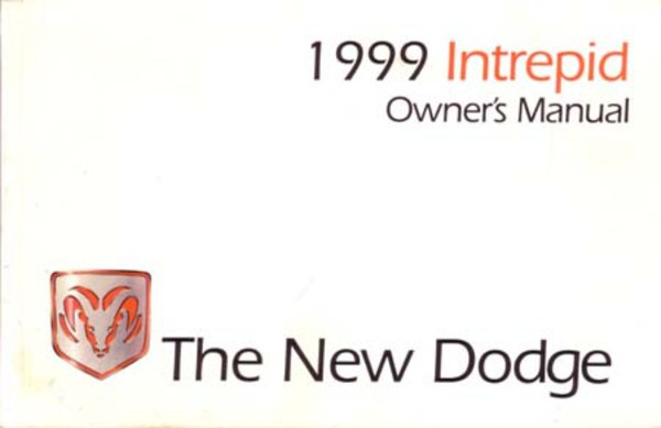 1999 Dodge Intrepid Owner's Manual