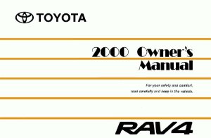 2000 Toyota Rav4 Owner's Manual