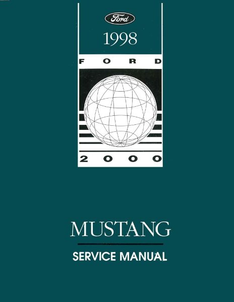 1998 Ford Mustang Factory Shop Service Manual