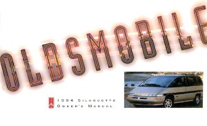 1994 Oldsmobile Silhouette Owner's Manual