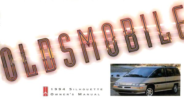 1994 Oldsmobile Silhouette Owner's Manual