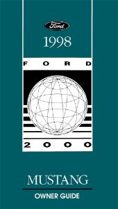 1998 Ford Mustang Owner's Manual
