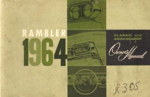 1964 AMC Ambassador Classic Owner's Manual