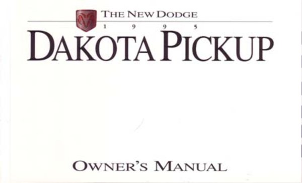 1995 Dodge Dakota Owner's Manual