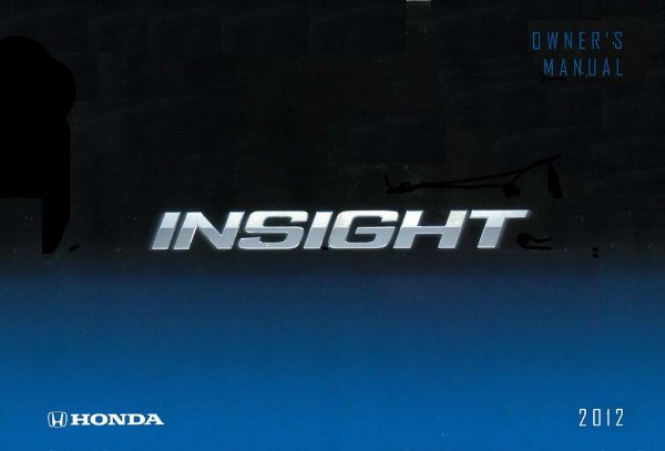 2012 Honda Insight Owner's Manual