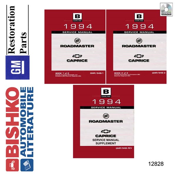 1994 Chevrolet Roadmaster, Caprice Factory Shop Service Manual