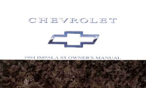 1994 Chevrolet Impala Owner's Manual