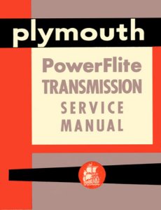 1946–1954 Plymouth POWERFLITE TRANSMISSION Factory Shop Service Manual