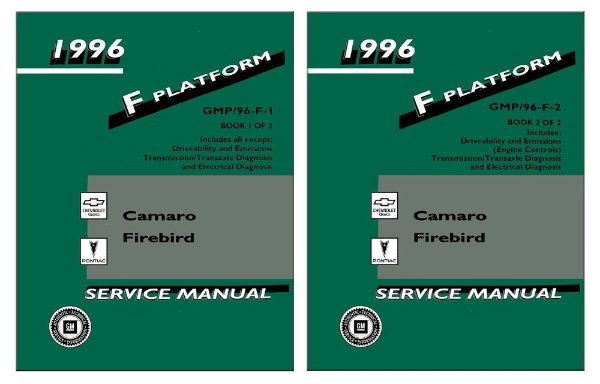 1996 Chevrolet Camaro, Firebird Factory Shop Service Manual