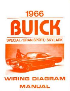 1966 Buick Gran Sport, Skylark, Special Wiring Diagrams Manual