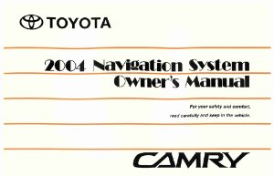 2004 Toyota Camry Owner's Manual