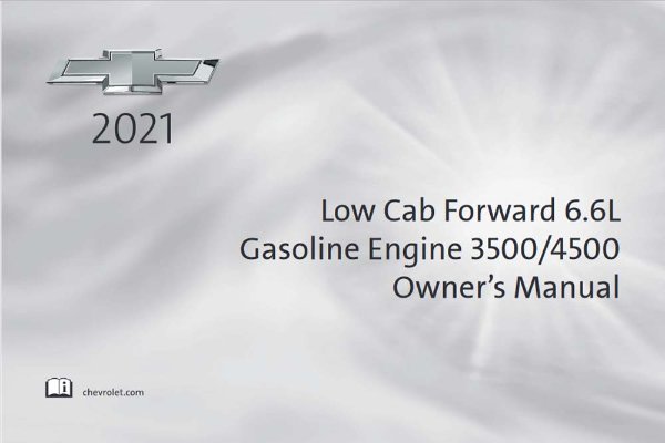 2021 Chevrolet LOW CAB Owner's Manual