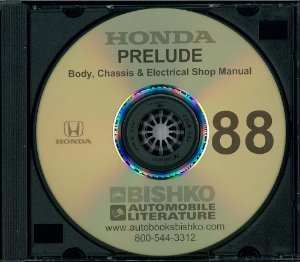 1988 Honda Prelude Factory Shop Service Manual