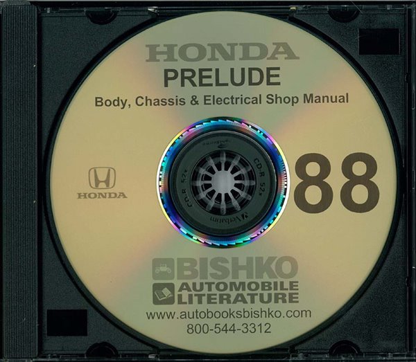 1988 Honda Prelude Factory Shop Service Manual