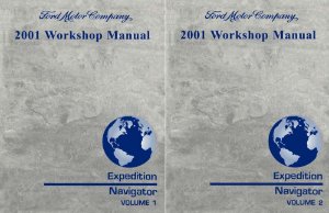 2001 Ford Truck Expedition, Navigator Factory Shop Service Manual