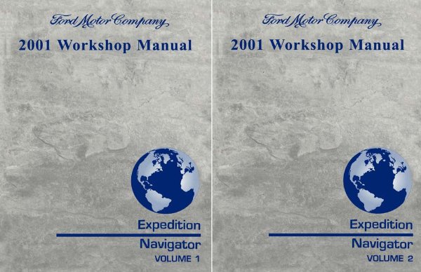 2001 Ford Truck Expedition, Navigator Factory Shop Service Manual