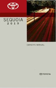 2019 Toyota SEQUOIA Owner's Manual