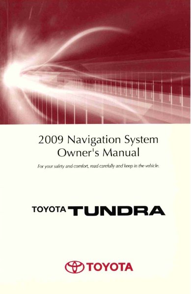 2009 Toyota Tundra Owner's Manual