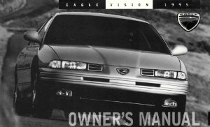 1995 Eagle Vision Owner's Manual