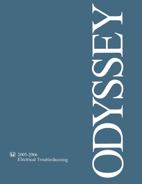 2005–2006 Honda Odyssey Factory Shop Service Manual