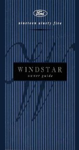 1995 Ford Windstar Owner's Manual