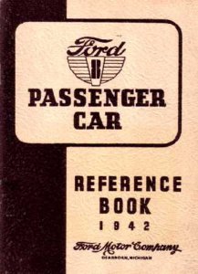 1942 Ford Passenger Car Owner's Manual