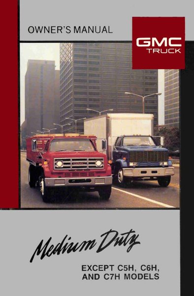 1990 GMC Medium Duty Owner's Manual