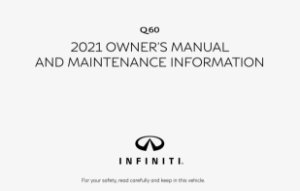 2021 Infiniti Q60 Coupe Owner's Manual