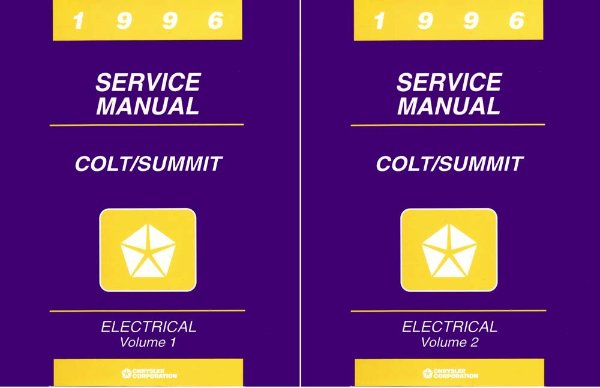 1996 Plymouth Colt, Summit Factory Shop Service Manual